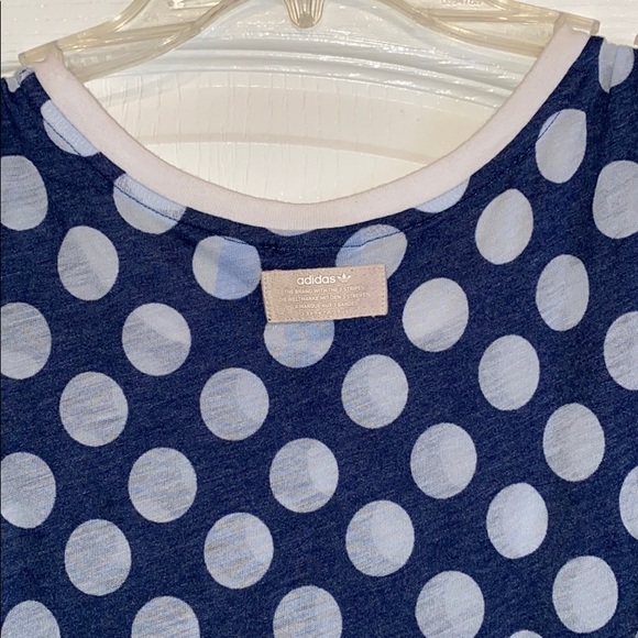 Adidas Tank Top Muscle Tee Blue/White S - Picture 7 of 8